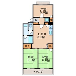 ダイアパレス白壁の物件間取画像